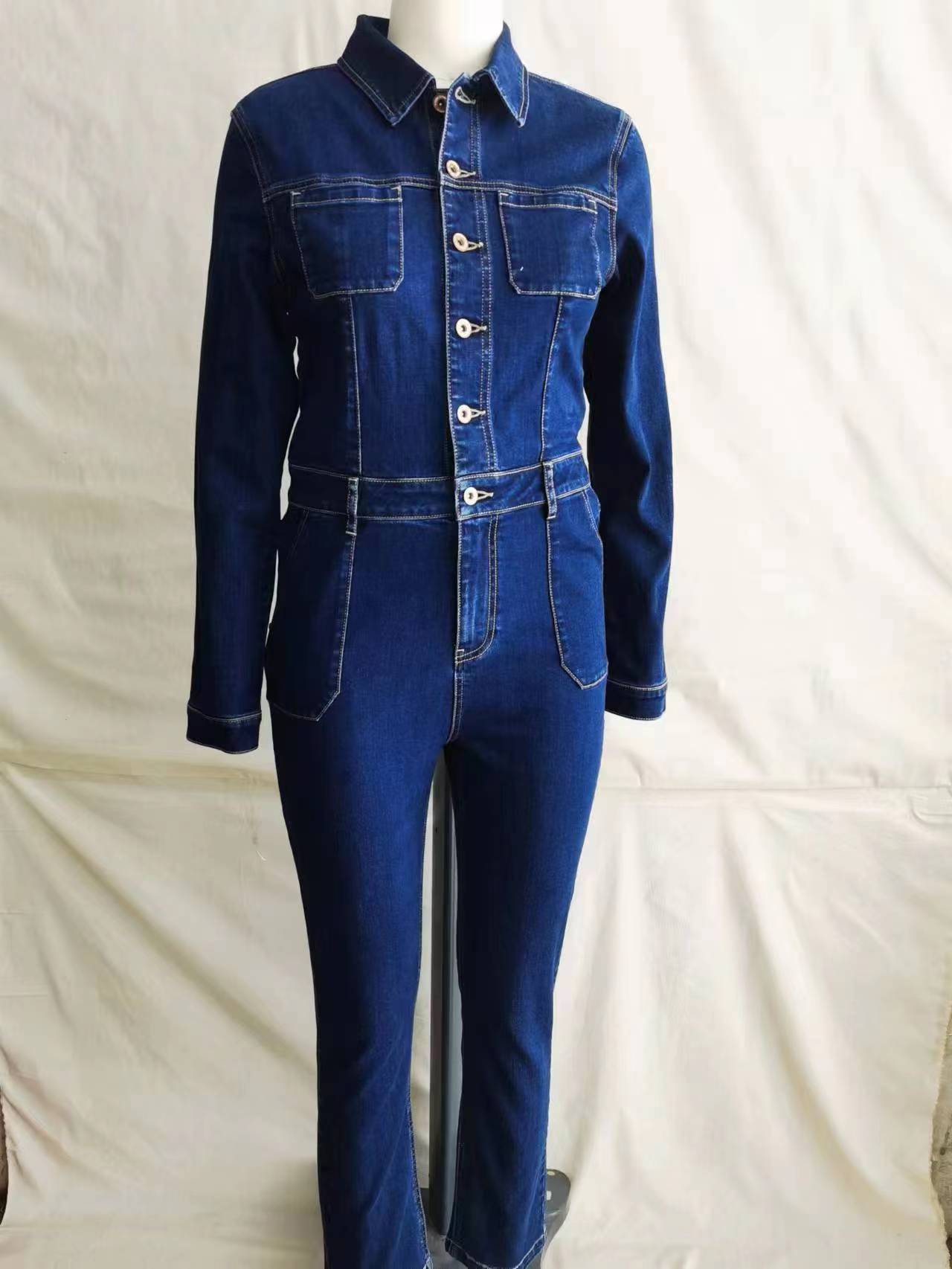 INDIGO JUMPSUITS_青島紡聯(lián)集團進出口有限公司